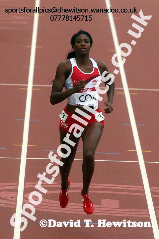 Shana Cox (England) 400 metres heats at the Commonwealth Games, Glasgow. Photo: David T. Hewitson/Sports for All Pics